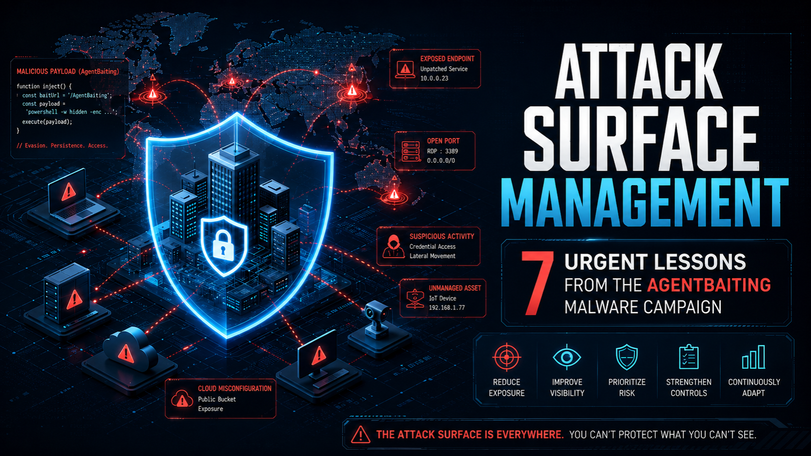 Attack Surface Management: 7 Urgent Lessons from the AgentBaiting Malware Campaign